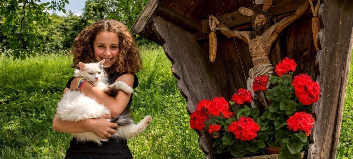 Excursions with children from the farm Fingerhof